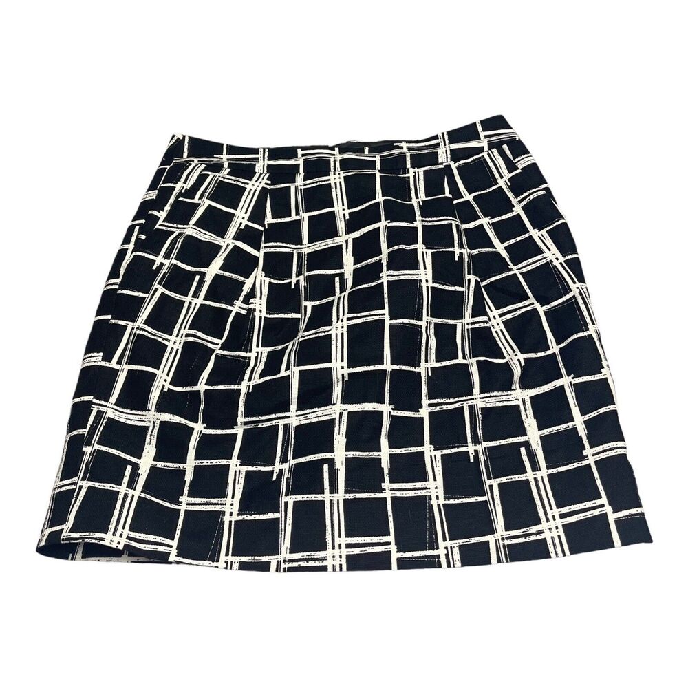 GAP Black & White Checkered Short Skirt Women’s Size 2 - Picture 1 of 8
